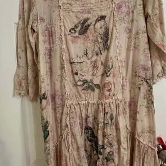 Magnolia Pearl Helenia Flora Dress# 874 Cupid Rose - Picture 2 of 4